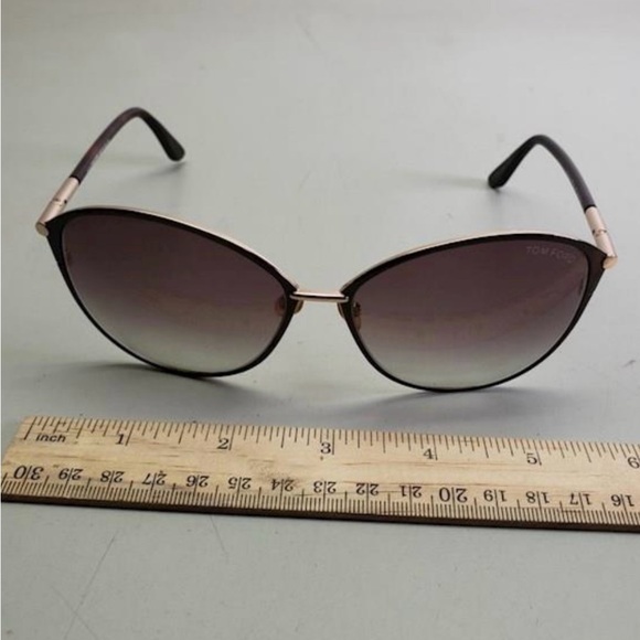 Tom Ford Gray/ Brown Tortoise Shell Sunglasses Prescription - Picture 2 of 10